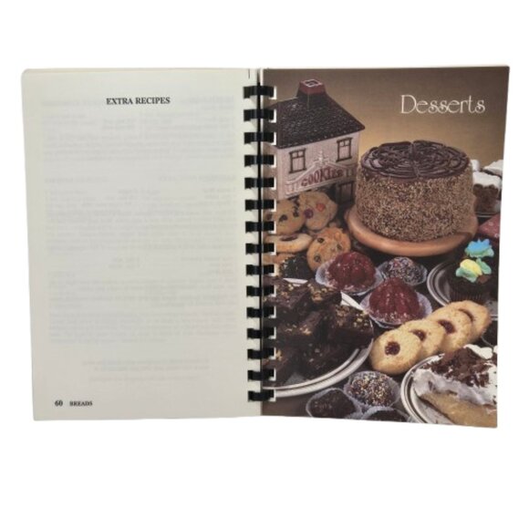 Vintage 1990s Cookbook Oil Wives Club of Whitecourt Alberta Derrick Delights - Picture 10 of 14